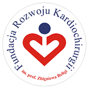 Logo Fundacja Rozwoju Kardiochirurgii im. prof. Zbigniewa Religi
